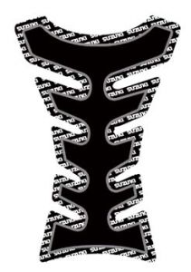 Tankpad - Suzuki - zwart / wit/ zilver